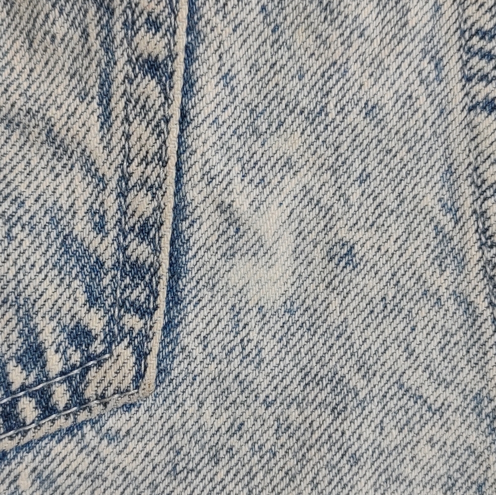 PacSun Cut Off High Rise Festival Denim Blue Women's Shorts - Picture 6 of 9